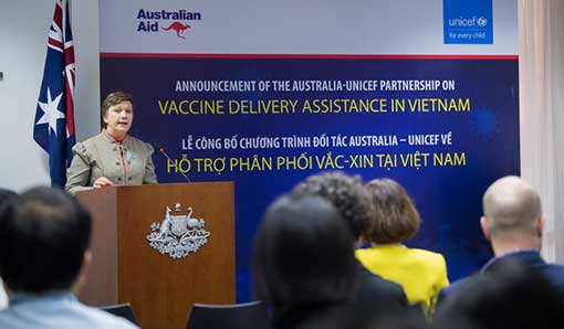Australia Đóng Góp Vào Việc Phân Phối Vắc-Xin Theo Cơ Chế COVAX Tại Việt Nam